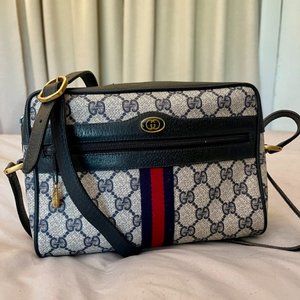 Vintage Gucci Ophidia Web Crossbody Bag